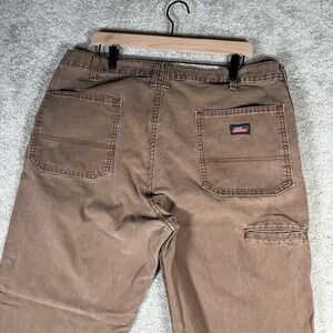 Dickies Men's 40x32 Brown Duck Canvas Carpenter Work Pants Utility